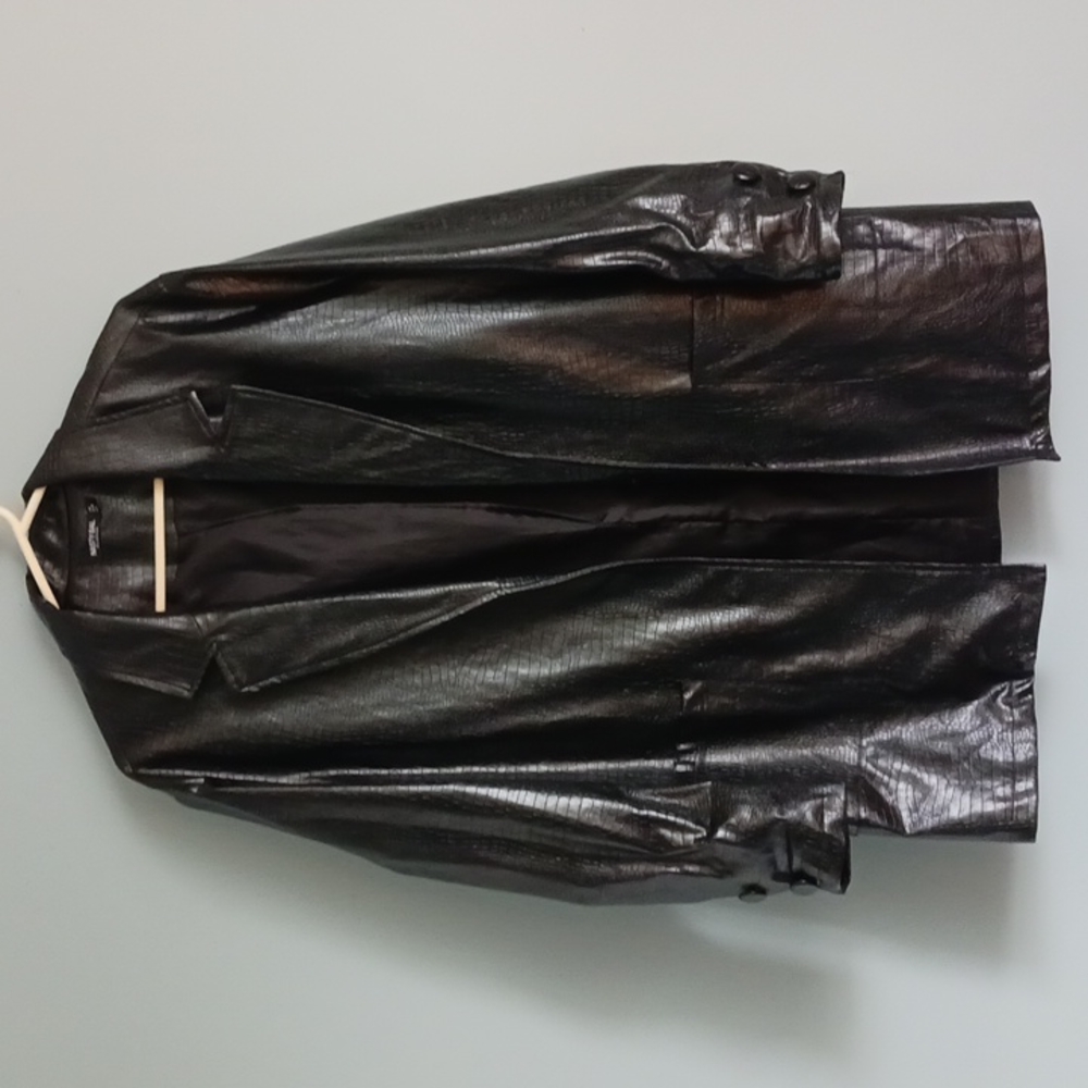 Faux crocodile jacket